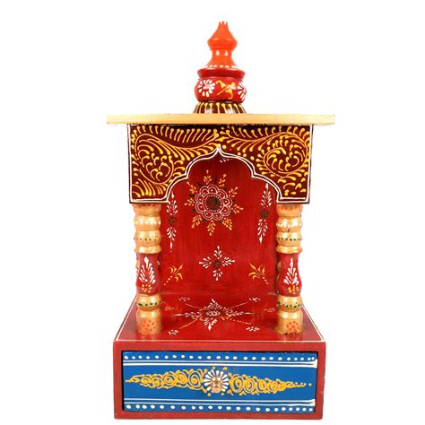 Apka Mart The Online Shop Pooja Mandir for Your Puja Ghar with Drawer ...