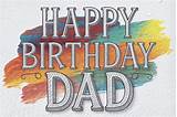 Free Download Happy Birthday Dad Floral
