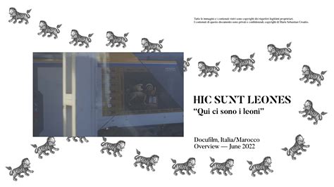 HIC SUNT LEONES "Qui ci sono i leoni"Docufilm Italia/Marocco - crowdfunding