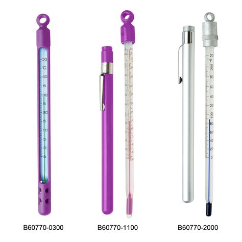 H-B DURAC Plus Pocket Liquid-In-Glass Thermometers, Organic Liquid Fill ...