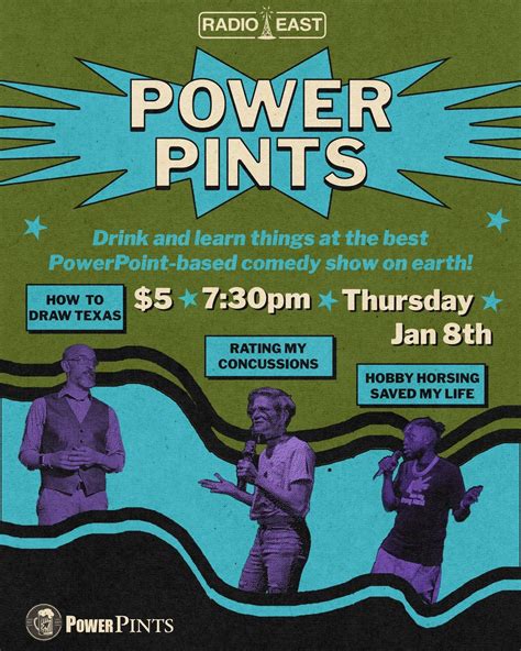 PowerPints JANUARY @ RADIO / EAST, RADIO / EAST (Austin, TX), 8 January ...