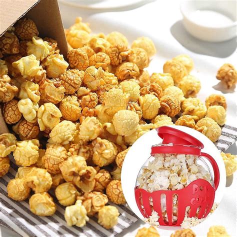 Popcorn Maker Microwave Snack Popcorn Air Poppers 2.25 Quart Popcorn ...