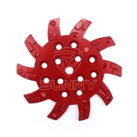 PCD Diamond Plate for Epoxy Paint Concrete Floor Polishing - Polished ...