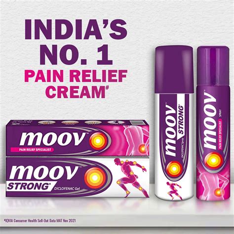 Buy MOOV INSTANT PAIN RELIEF CREAM - 30G | SUITABLE FOR BACK PAIN JOINT ...