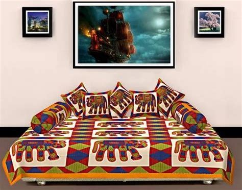 Diwan Set Covers - Embroidered Diwan Sets Manufacturer from Jaipur