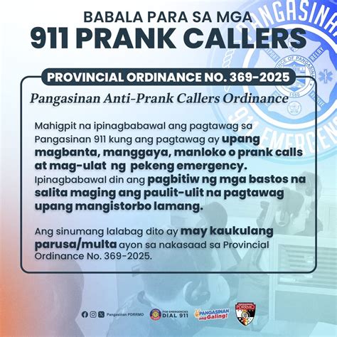 Prank calls endanger lives: Keep 911 free for real emergencies ...
