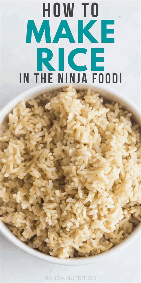 how to cook brown rice in ninja foodi