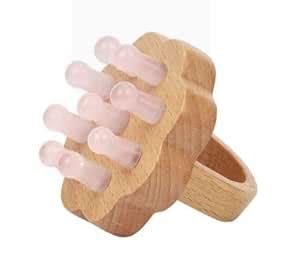 massaging comb luxurious natural | wooden Scalp Massager Comb for Hair ...