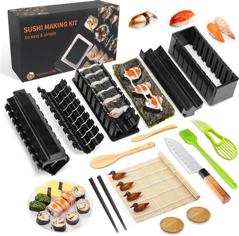 Amazon.com: MLRYH Sushi Making Kit Sushi Maker Set for Beginners ...