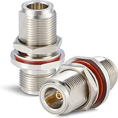 Netboon N type female to N type female Bulkhead Adapter for Antenna ...