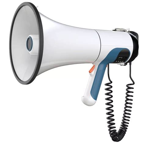 Gadget Wagon DC12V Powerful Handy 50W Rechargeable Plastic Megaphone ...