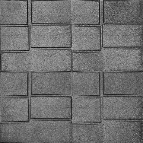 Nx Decor 3D Pattern PVC Foam Self Adhesive Wallpaper Stickers (Pack of ...