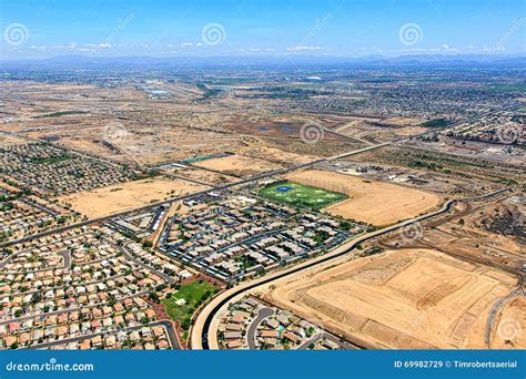 Agua Fria River stock image. Image of horizon, loop, landscape - 69982729