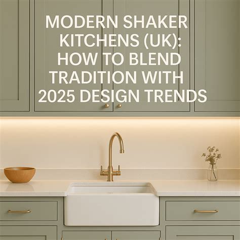 Modern Shaker Kitchens (UK): How to Blend Tradition with 2025 Design T ...