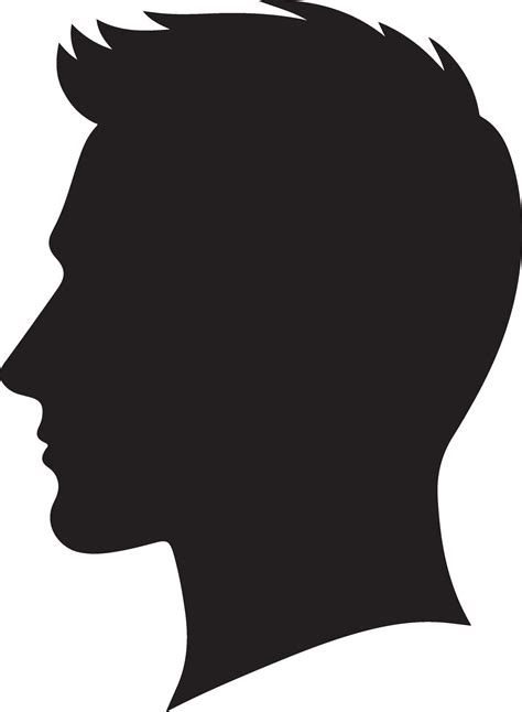 Man Face Silhouette