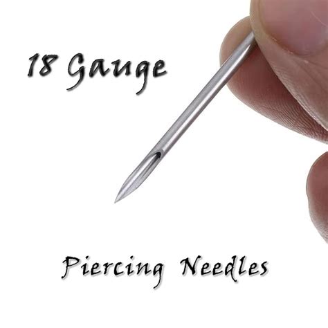 18 Gauge Piercing Needles, Body Piercing Needles. Hollow "eo Gas ...