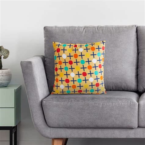 Buy Home Centre Everyday Essentials Multicolour Printed Square Filled ...