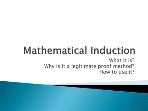 Image result for Mathematical Induction Introduction
