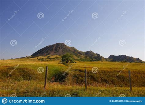 Views at Bear Butte State Park, South Dakota in Summer Stock Image ...