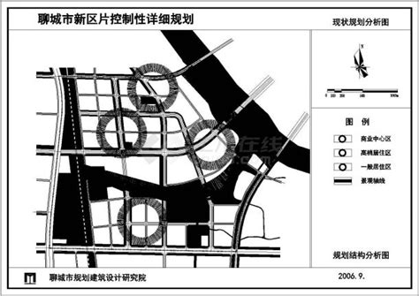 聊城市新区片控制性详细性规划方案图_其他类别景观规划设计图_土木在线