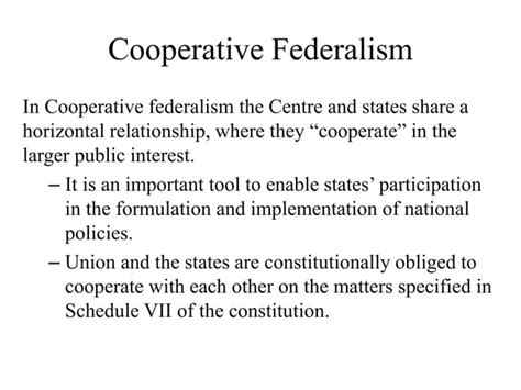 Cooperative Federalism 的图像结果
