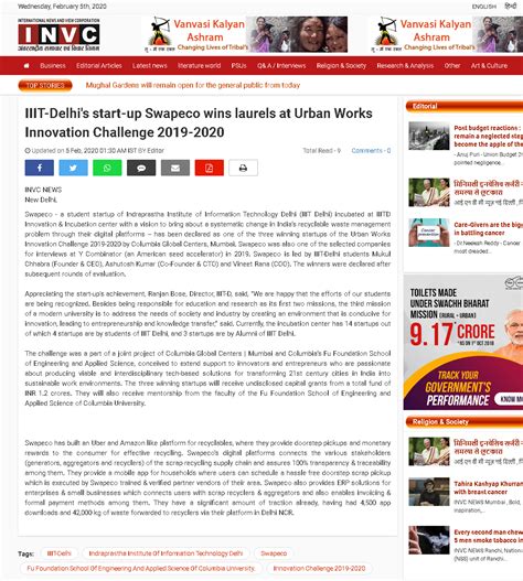 Media Coverage | IIIT-Delhi