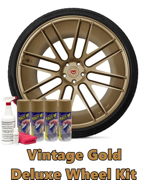 Gold Metalizer Plasti Dip Rims