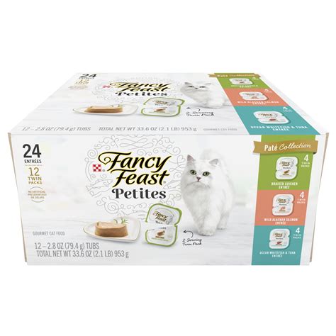 Buy Purina Fancy Feast Petites Collection Wet Cat Food Variety Pack, 2. ...