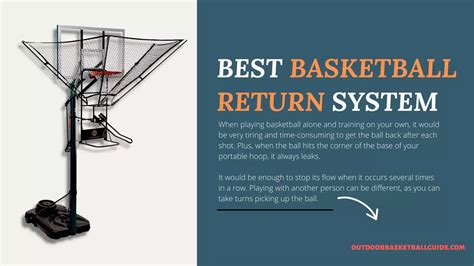 Best Basketball Return System That You Can Buy To Improve Your Performance