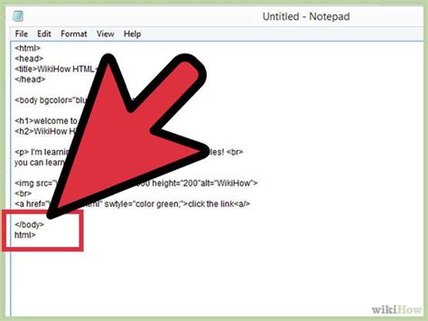 Image result for HTML in Notepad for Beginners