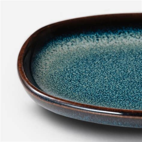 GLADELIG Plate, blue, 12x7 cm (5x3") - IKEA