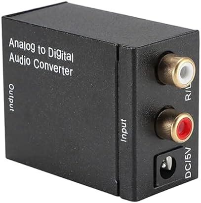 RuhZa Audio Converter, 4-Channel Analog to Digital, RCA to Optical ...