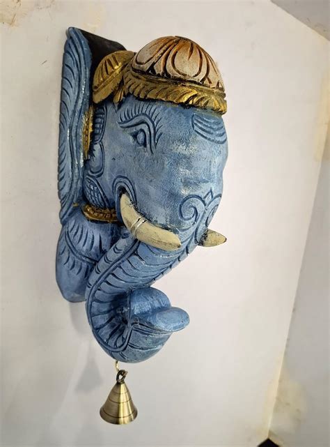 JLine Arts Wooden Elephant Wall Bracket Wall Decor Wooden Elephant Head ...