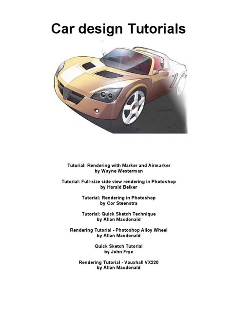 Vehicle Design Tutorial 的图像结果