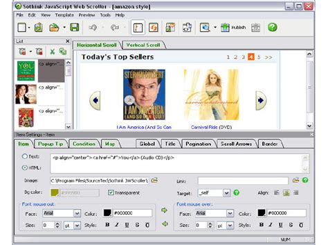 JavaScript Scroller 的图像结果