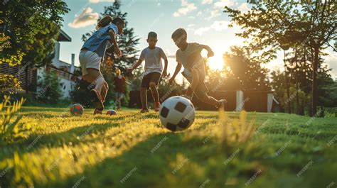 Kids Playing Soccer 的图像结果