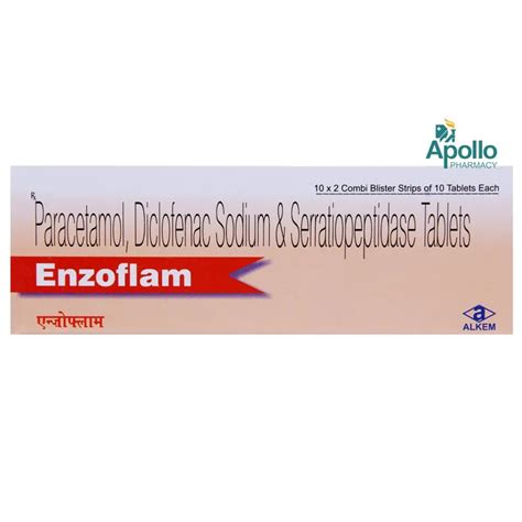 Buy Enzoflam Tablet online | Uses, Side Effects, Price and substitutes ...