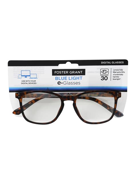 Foster Grant Rectangle Blue Light Glasses - Walmart.com