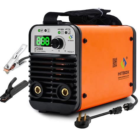 HITBOX AT2000 Stick Welder 140A Welding Machine Stick Welders 110V/220V Welder Machine 2 IN 1 ...