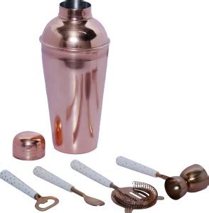 nestroots Shaker Cocktail Mocktail Steel Shaker Mixer Bottle | Mojito ...