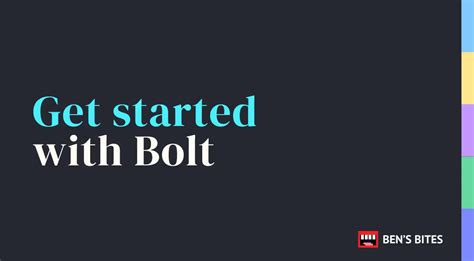 Bolt Beginner Tutorial 的图像结果