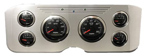 Buy Dolphin Gauges 1955 1956 1957 1958 1959 GMC Truck 6 Gauge GPS Dash ...
