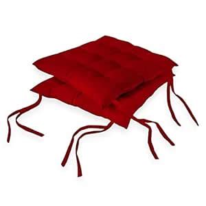 Buy Akarshak Chair Cushions 40x40 cm - Dyed Canvas Square Seat Cushions ...