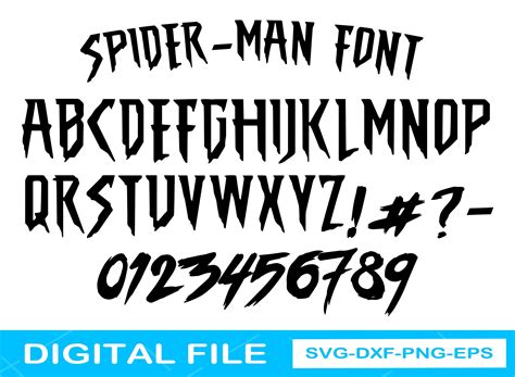 Spiderman, Comic font, Spiderman font