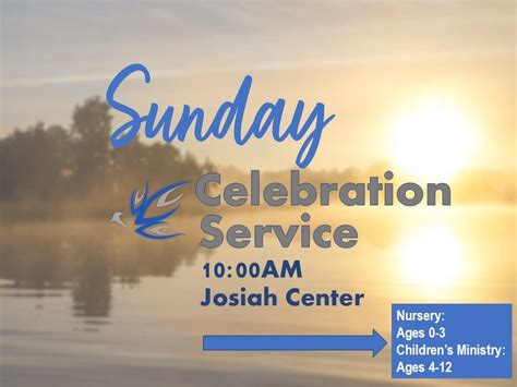 Sunday Celebration Service at Josiah Center, Josiah Center, North St ...