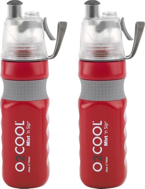 Amazon.com: O2COOL Mist 'N Sip Misting Water Bottle 2-in-1 Mist And Sip ...