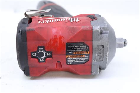 Milwaukee 2554-20 M12 FUEL Li-Ion Brushless Cordless Stubby 3/8" Impact Wrench