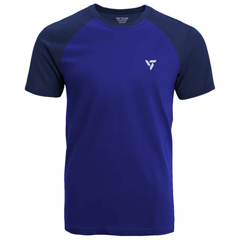 Royal Blue & Navy Blue Sports T-Shirt | Men's Activewear & Sportswear