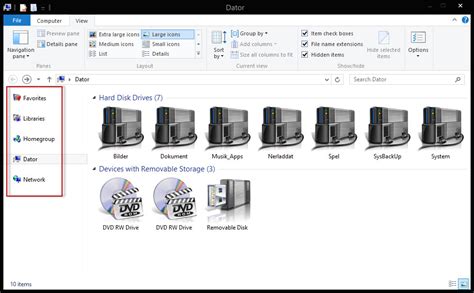 Image result for Navigation Pane On Computer