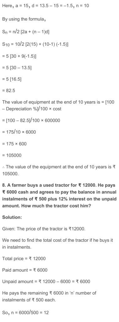 Rd Sharma Solutions Class 11 Exercise 19.7 Solutions - RD Sharma Solutions